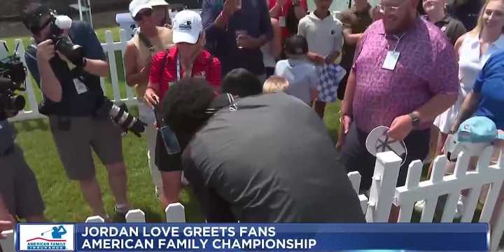 Jordan Love at Am Fam Championship