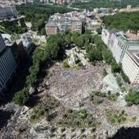 Tens of thousands join anti-government protest in Madrid