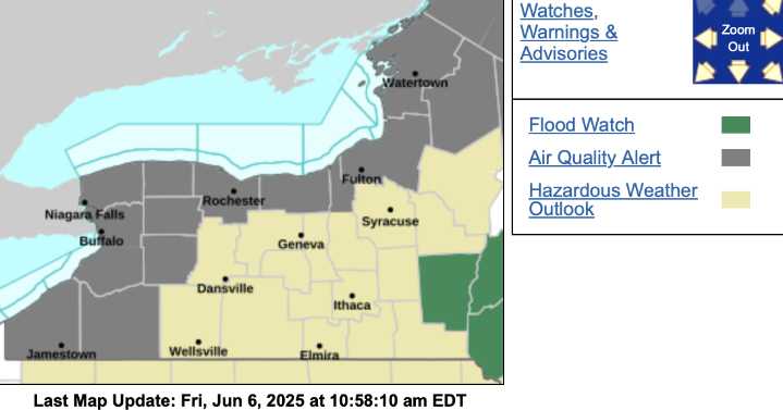 Air quality heath advisory in effect until midnight