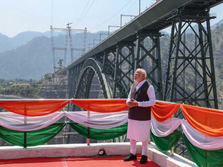 Modi inaugurates strategic railway project in Indian