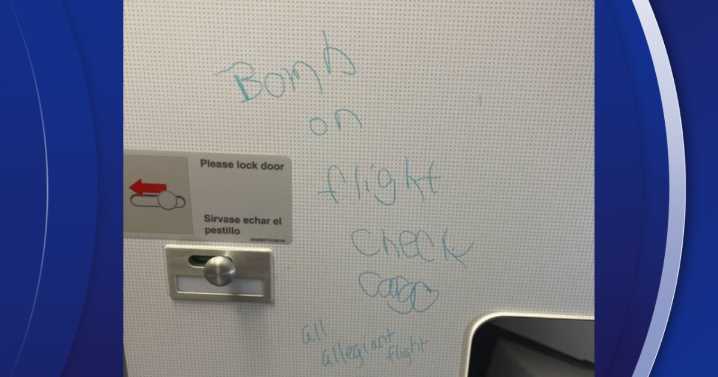 FBI seeks help finding person behind bomb threat on Allegiant flight from April