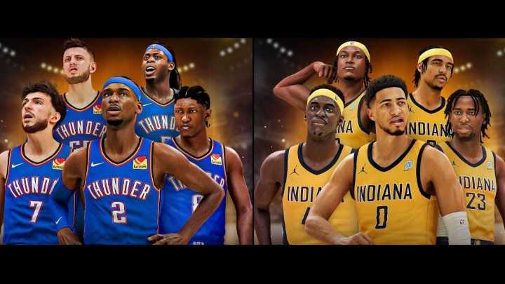 NBA Finals: How the Thunder and Pacers are rated in NBA 2K25