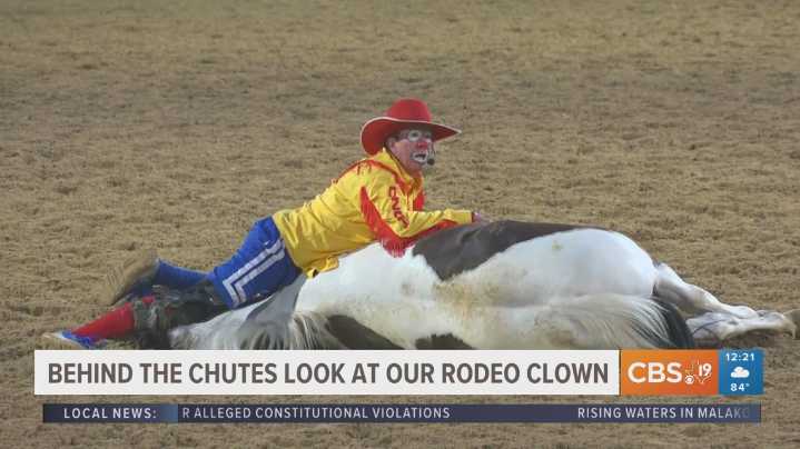 BEHIND THE CHUTES | Rodeo clown John Harrison brings laughs, flair to Gladewater Round-Up Rodeo