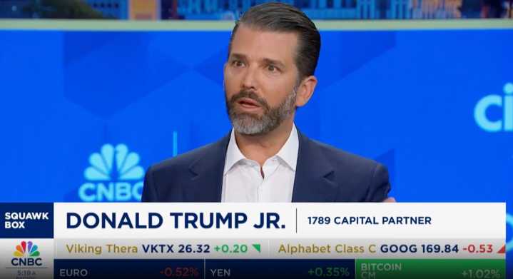 Don Jr. GRILLED by CNBC Hosts About Trump Meme Coin: ‘As Bad as Hunter’s Art’