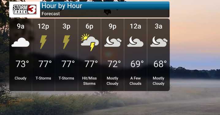 Heavy Rain and Thunderstorms
