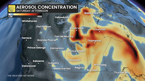 Prolonged rain chance offers some relief to wildfire