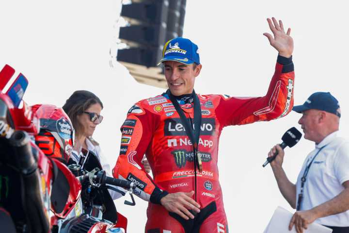 Victoria del español Marc Márquez en la carrera 'sprint'