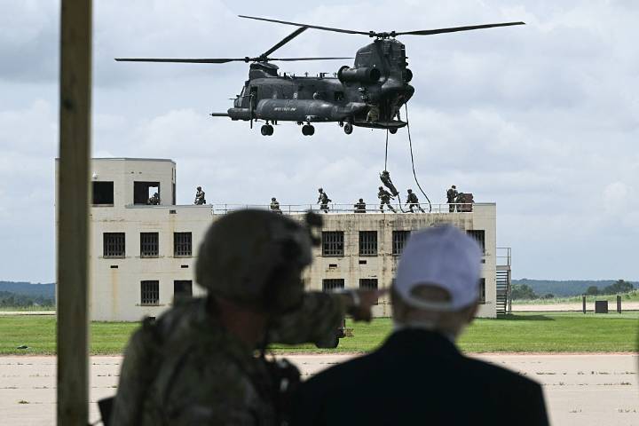 From LA to Fort Bragg to DC, Trump shifts into a military mindset