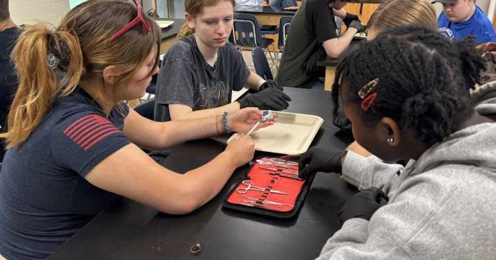 Students experience different careers at James Rumsey’s Summer Career Camp