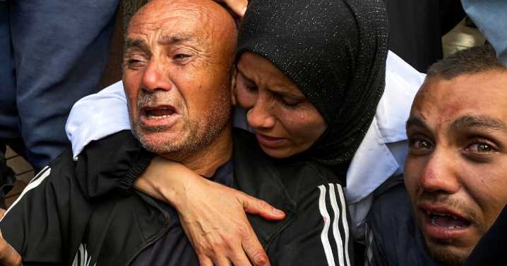 Israeli forces in Gaza kill dozens of Palestinians seeking aid, health officials say
