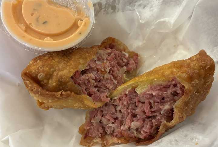 Progressive Field fare: Trying a Gunselman’s corned beef roll at the ballpark