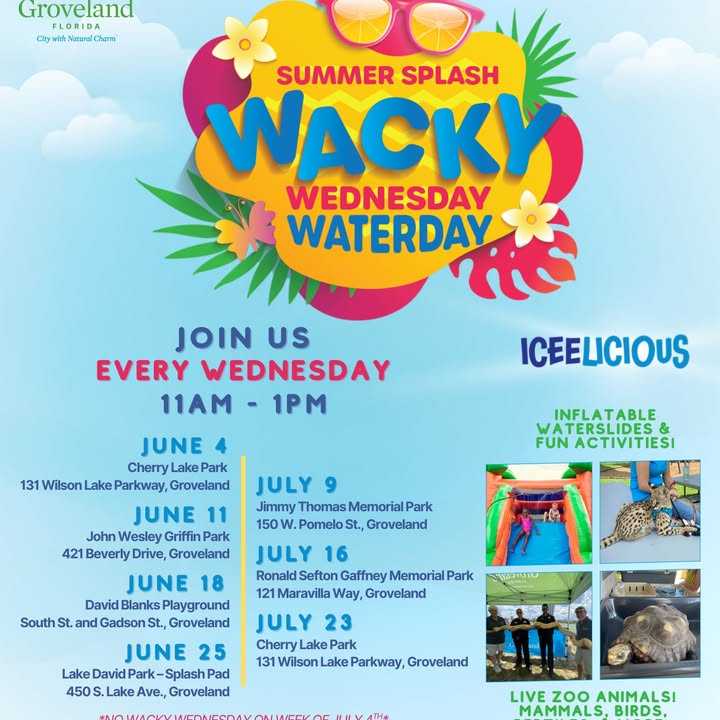 Wacky Wednesdays In Groveland