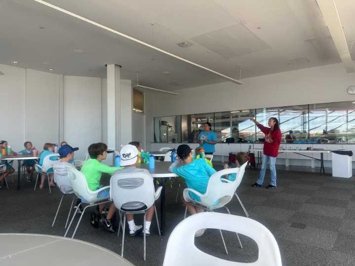 Kids learn about Native American culture at Riversport summer camp
