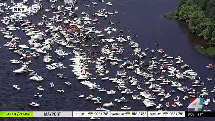 ‘Today is a special day for us.’ Boaters take to the water to enjoy a day off for Boater Skip Day