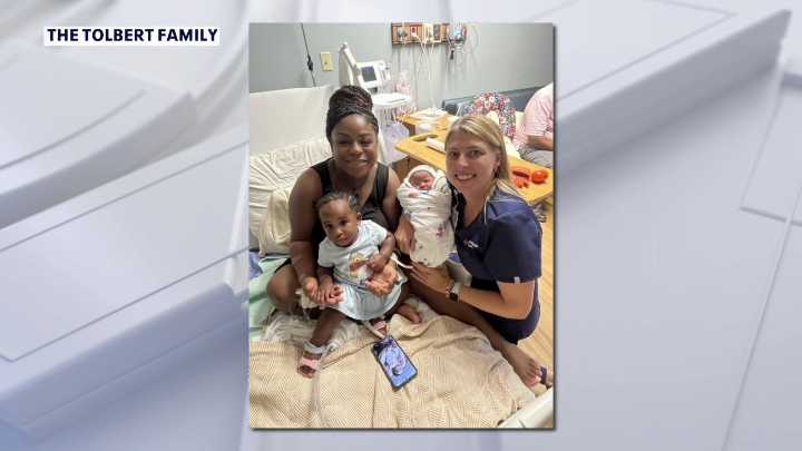 Hillsborough mom names daughter after HCA Florida Brandon nurse who helped during high