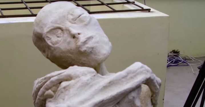 One of the 'alien' mummies from Peru was pregnant and 'scans can see the foetus'