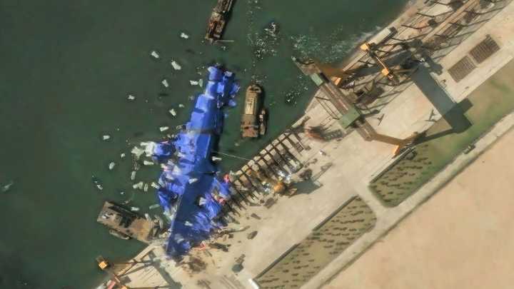 North Korea refloats destroyer that capsized during launch, surprising naval analysts