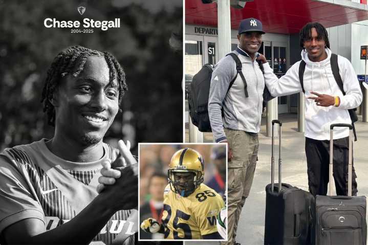 College soccer player Chase Stegall, son of NFL receiver Milton Stegall, dead at 20