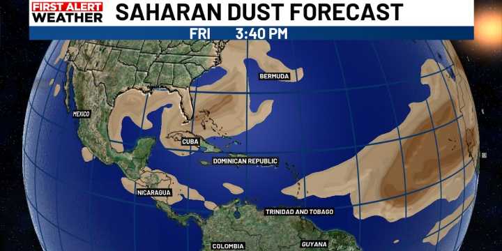Hot, sunny weekend ahead
