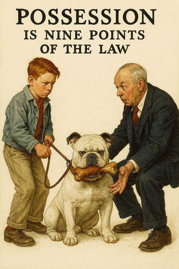 Norman Rockwell, FDR's Press Secretary, Roman Law, and Property