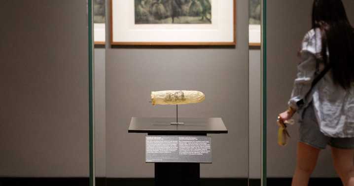 200-year-old condom featuring erotic art goes on display in Amsterdam museum