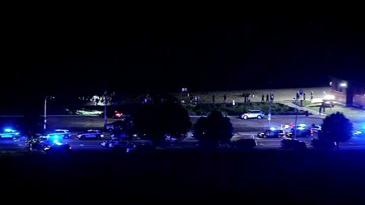 Boston Carson Beach large police response