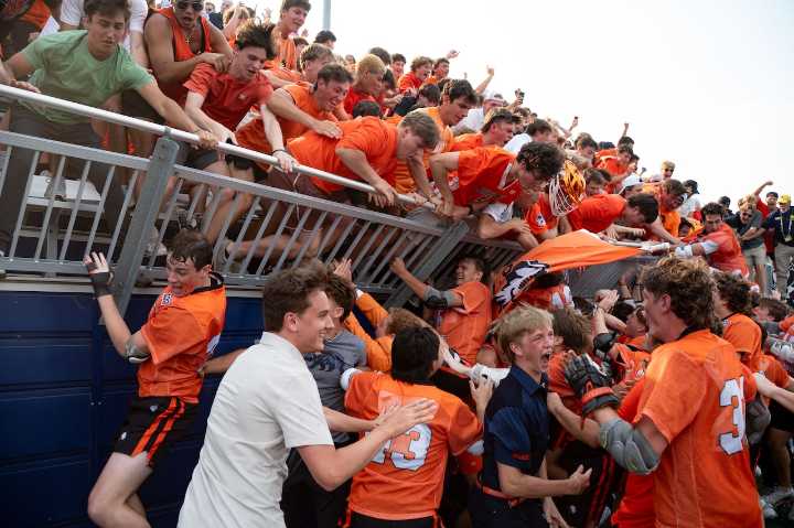 See photos as Detroit Catholic Central battles Bloomfield Hills Brother Rice for D1 boys lacrosse title
