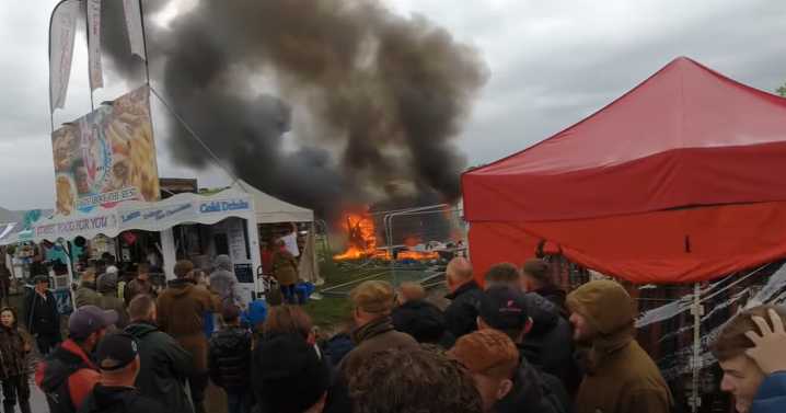 Appleby Horse Fair chaos as blaze breaks out as thousands of travellers attend