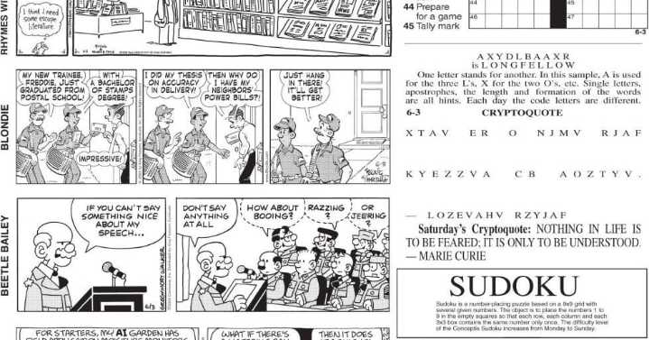 Comics June 3