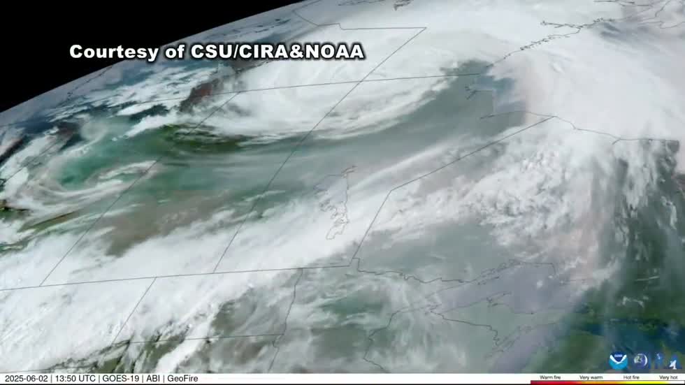 Smoke from Canadian wildfires dims Michiana skies