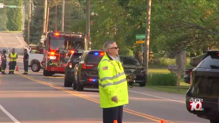 Police investigation on Five Mile Line Road in Webster