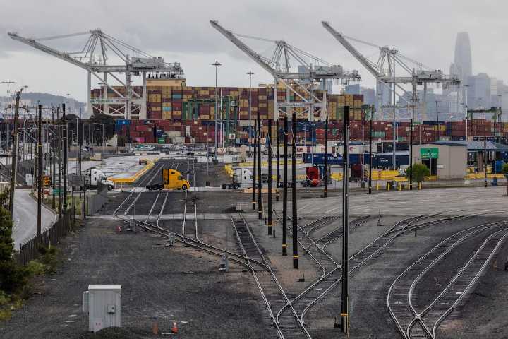U.S. trade deficit narrows sharply in April, as imports drop by most on record