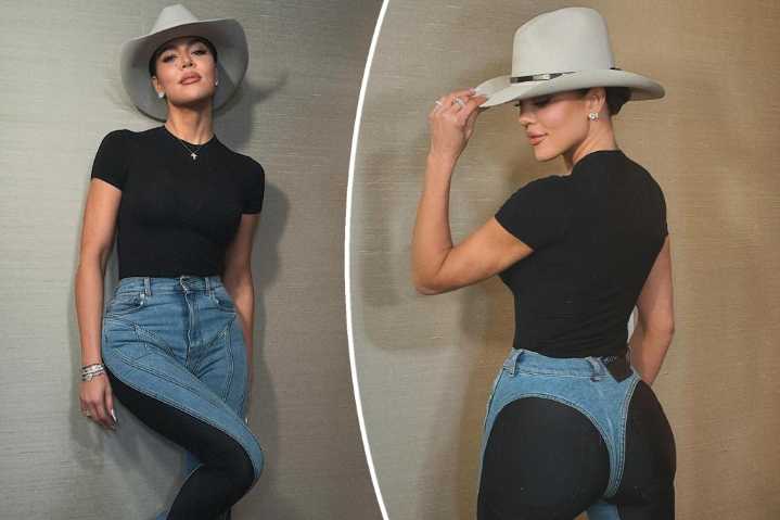 Khloé Kardashian divides fans with her Mugler thong jeans