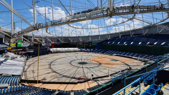 Manfred: MLB ‘optimistic’ Trop will be ready for, or near, ‘26 opener