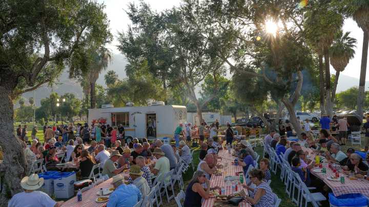 Palm Springs Fire Department 92nd annual Fish Fry at Ruth Hardy Park.