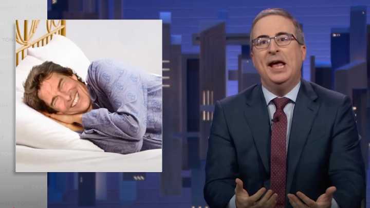 John Oliver Predicts the Only Way Tom Cruise Could Possibly Die Peacefully in His Sleep