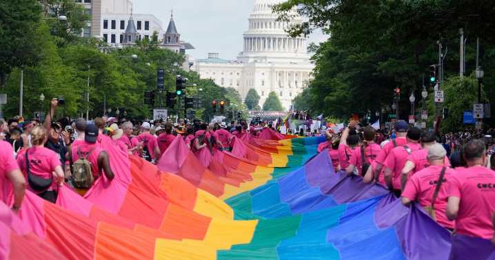 WorldPride rally held in Washington in defiance of Trump