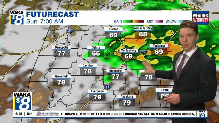 Multiple rounds of storms, some severe, through at least Monday