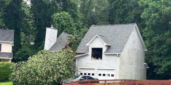 Severe storms bring down trees, powerlines in north Georgia