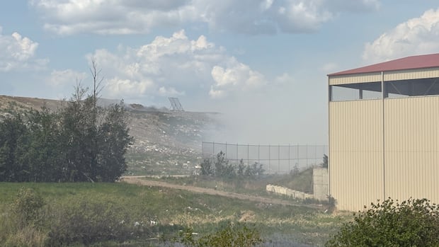 1 injured after fire at Leduc County waste management facility