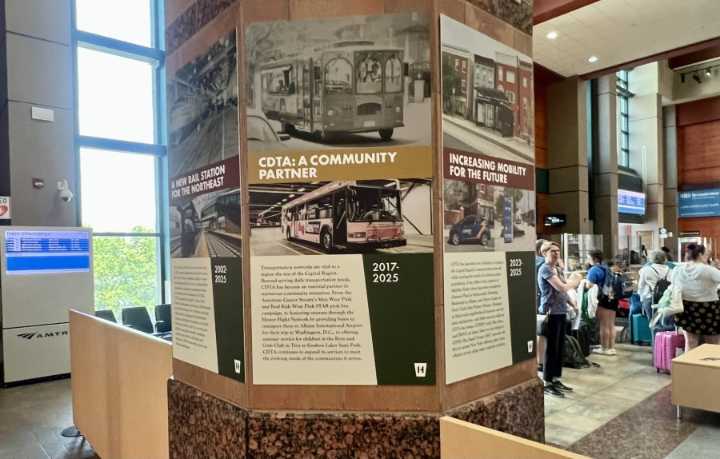 CDTA unveils historical exhibit at Rensselaer rail station