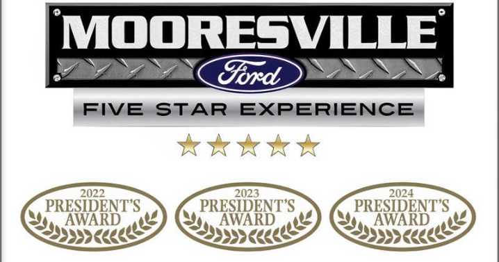 Mooresville Ford Earns Prestigious President’s Award for Third Consecutive Year