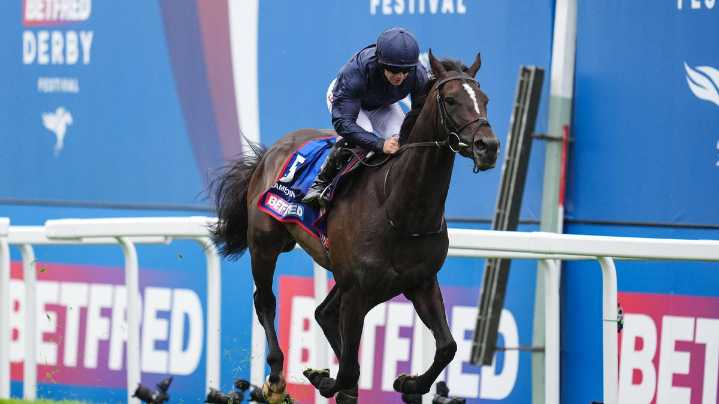 Lambourn leads all the way to win the Derby