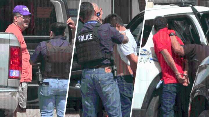 Arrestan a tres personas en parque de casas móviles en Pharr