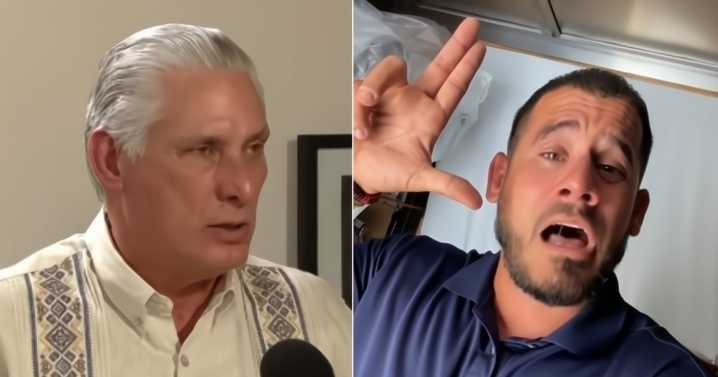 Cubano en EE.UU. pide desesperado la dimisión de Miguel Díaz