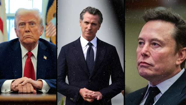 Gov. Newsom reacts to public feud between between Musk, Trump