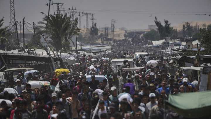 Palestinians say at least five people killed by Israeli gunfire near Gaza aid centers