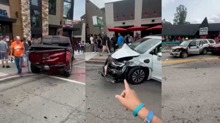 Multi-car wreck in Gatlinburg, Tennessee leaves 7 injured
