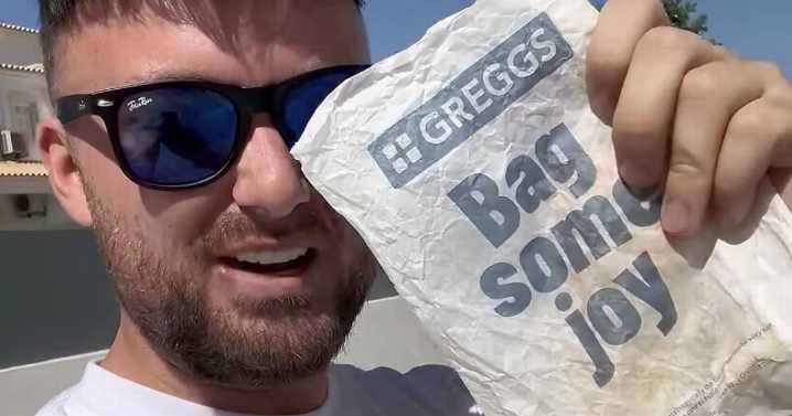Man flies 1,000 miles to Portugal to deliver Greggs sausage rolls to pregnant sister