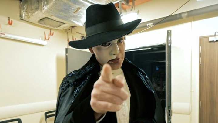 We went on a backstage tour of The Phantom Of The Opera